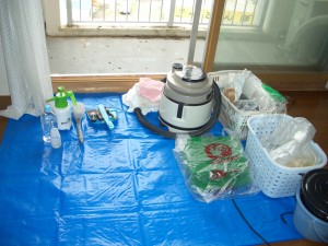 ハト害対策道具一式